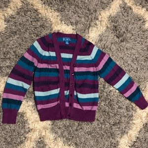 Striped sweater girls size 5/6